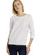 Women's Blouse Cotton with 3/4 Sleeve White