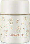 Miniland Bunny Baby Thermoskanne für Speisen Edelstahl 600ml