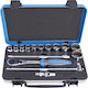 Unior 190BI12P15 Set Ratchet 1\2" 15pcs 627205