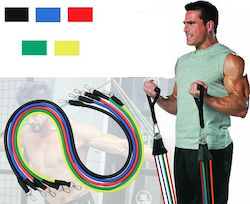 03005HGE00CL Gymtube Resistance Bands with Handles Set 5pcs Multicolour