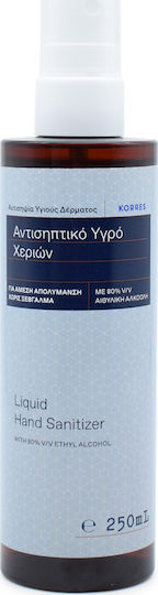 Korres Liquid Hand Sanitizer Desinfektionsmittel für Hände als Spray 250ml