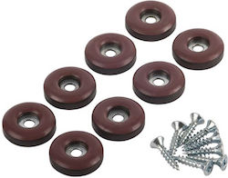 Fixomoll 3566444 Round Furniture Protectors with Sticker 22mm 8pcs