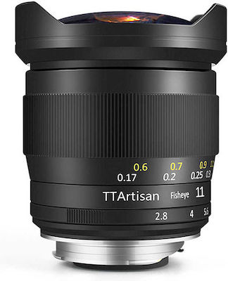 TTArtisan Full Frame Camera Lens M11mm F2.8 Fisheye for Leica M Mount Black