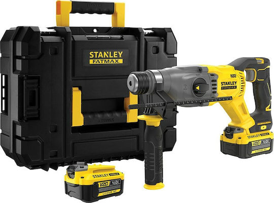 Stanley SFMCH900M22 V20 Impact Demolition Hammer Battery Brushless 18V 2x4Ah with Chuck SDS Plus