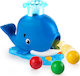 Bright Starts Animal Silly Spout Whale Popper with Music, Light, and Sounds for 6++ Months