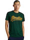Superdry Embossed Men's Short Sleeve T-shirt Green