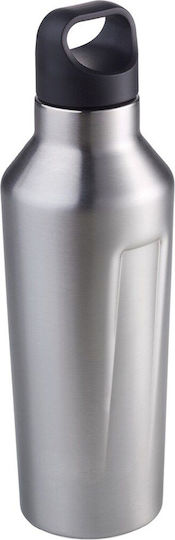 Troika Heiss & Kalt Μπουκάλι Θερμός Ανοξείδωτο 600ml Ασημί