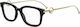 Fendi Rame Ochelari Pentru Femei Negru FF 0418 807