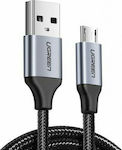 Ugreen Braided USB 2.0 to micro USB Cable Γκρι 1m (60146)