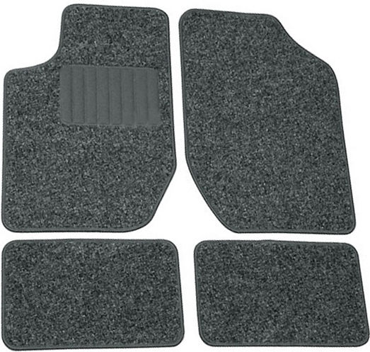 Auto Gs Set of Front and Rear Mats 4pcs for BMW E39 1995-2003 Gray