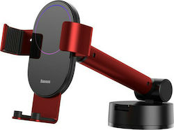 Baseus Gravity Mount Car Mobile Mount Red