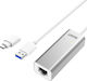 Unitek USB 3.0 Aluminium Gigabit Ethernet adapter With USB-C Adaptor Αντάπτορας Δικτύου USB-C με Ενσύρματη Σύνδεση Gigabit Ethernet