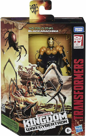 Action Figure Deluxe Class WFC-K5 Blackarachnia Transformers for 6+ years old Years 14cm.