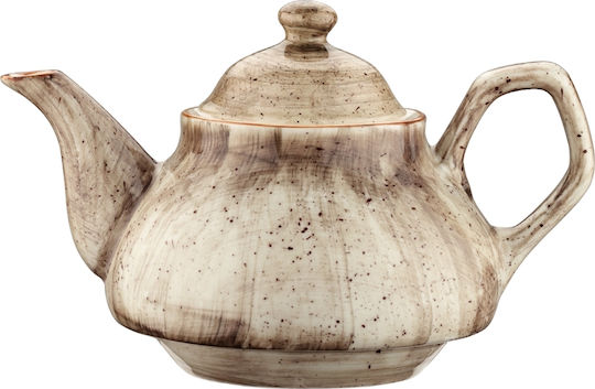 Bonna Terrain Τσαγιέρα Πορσελάνης Μπεζ 850ml