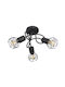 Globo Lighting Xara I Ceiling Mount Light 36cm Black with Socket E14