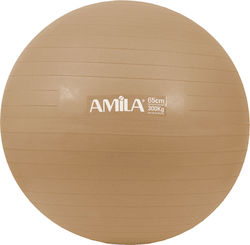 Amila 95847 Pilates Ball 65cm 1.35kg Gold