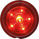 Strands Lkw-Volumenlicht 12 / 24V - Rot 800401