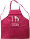 Keskor Waterproof Apron Fuchsia 71x68cm