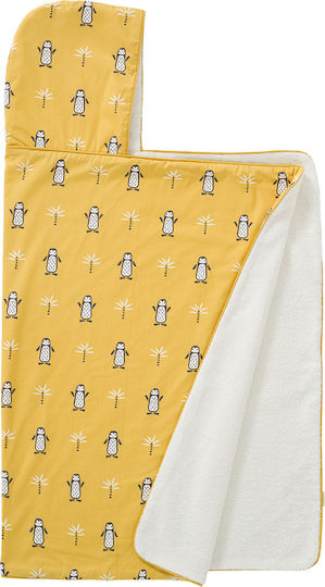 Fresk Căpușă-Bebeluș Cu glugă Penguin Galben
