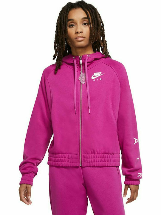 Nike Air Bluză pentru femei Cu glugă Fuchsia