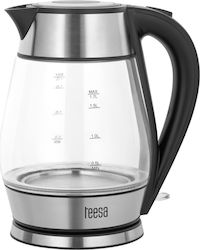 Teesa TSA1512B 1.7 л с Мощност 2200W Черна Електрическа Кана