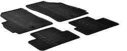 Gledring Set Front and Back 4pcs for Chevrolet Orlando 2010 Black