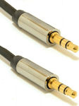 Gembird 3.5mm male - 3.5mm male Cable Black 0.75m (CCAP-444-0.75M)