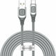 Baseus Power Delivery Geflochten USB 2.0 Kabel USB-C männlich - USB-A 15W Silber 2m (CATSS-B0S)