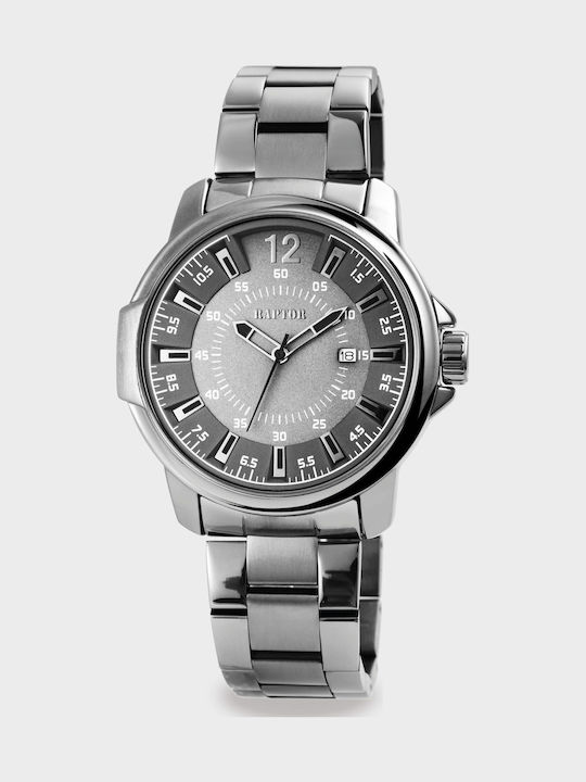 Raptor Women's Watch Battery with Silver Stainless Steel Bracelet