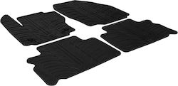 Gledring Set Front and Back 4pcs for Ford Galaxy Black
