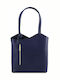 Tuscany Leather Patty Leder Damen Tasche Schulter Marineblau