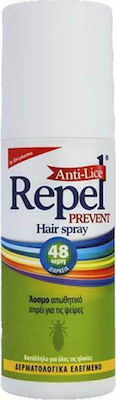 Uni-Pharma Repel Anti-Lice Prevent Hair Loțiune Spray pentru Prevenire Împotriva Păduchilor Inodor 150ml