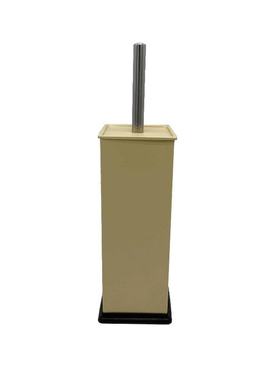 Marva Metallic Toilet Brush Beige