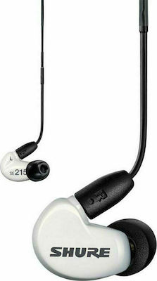 Shure AONIC 215 In-ear Handsfree με Βύσμα 3.5mm Λευκό