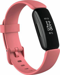 Fitbit Inspire 2 Activity Tracker Αδιάβροχο με Παλμογράφο Desert Rose