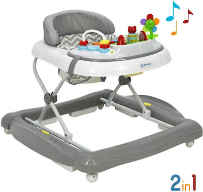 Bebe Stars Στράτα Play 2 in 1 mit Musik für 6++ Monate Gray