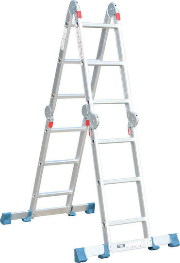 Bormann Pro BHL5070 Multipurpose Ladder 4x5 with Maximum Height 5.61m