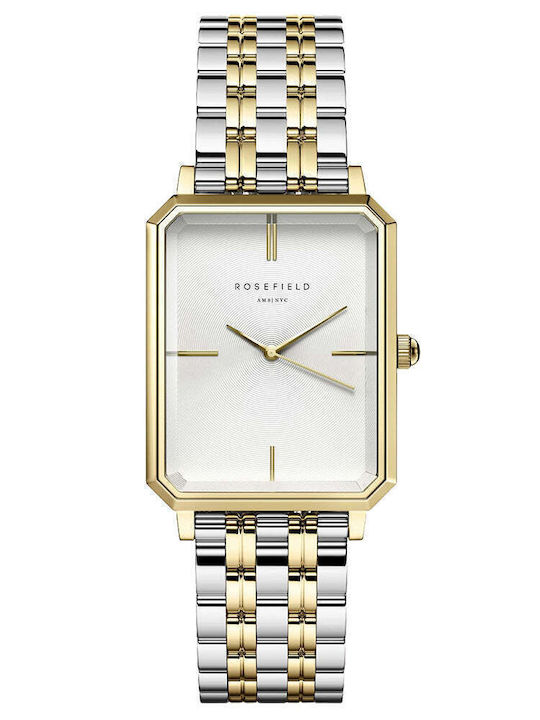 Rosefield The Elles Women's Watch with Silver Metal Bracelet