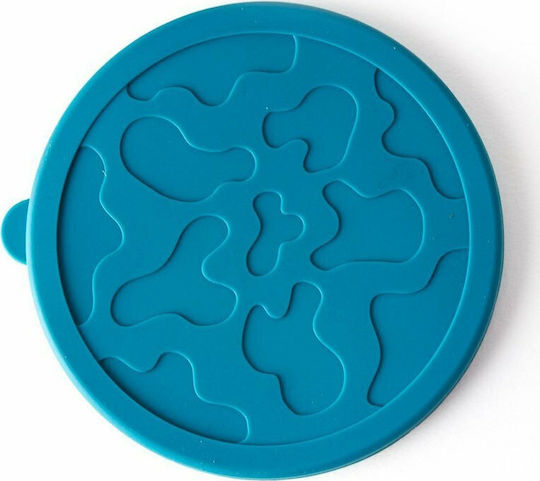 Ecolunchbox Seal Cup XLarge Deckel für Aufbewahrungsbehälter aus Silikon in Blau Farbe 1Stück