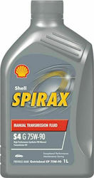 Shell Spirax S4 G Βαλβολίνη για Χειροκίνητο Κιβώτιο 75W-90 1lt