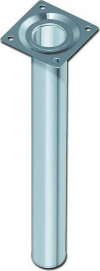 Element-System Metallic Furniture Leg 4 Pieces Suitable for Table / Coffee Table 3x3x10cm Silver