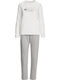 Vamp Winter Women's Pyjama Set Cotton Ivory