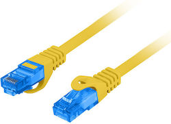 Lanberg S/FTP Cat.6a Cable 1m Κίτρινο