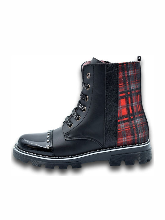 Kids Boots with Laces Black