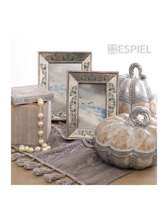 Espiel Runner with Lace Purple 55x200cm