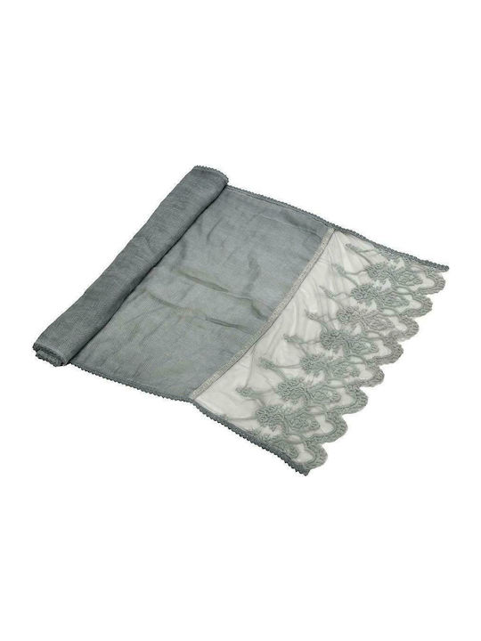 Espiel Linen Tablecloth Runner Green 55x200cm