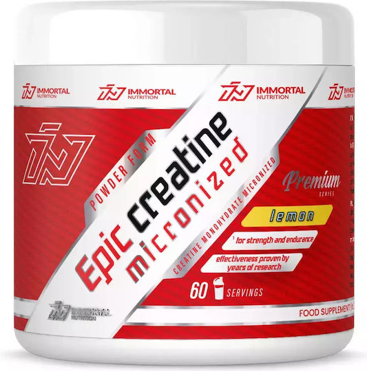 Immortal Nutrition Epic Creatine 5000mg Lemon 300gr