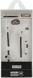 CS-178 In-ear Handsfree Ακουστικά με Βύσμα 3.5m...