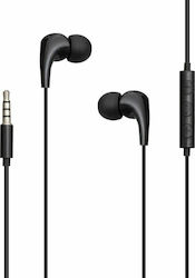 Remax RW-108 In-ear Handsfree with 3.5mm Connector Black