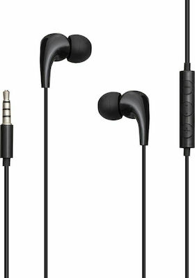 Remax RW-108 In-ear Handsfree με Βύσμα 3.5mm Μαύρο